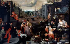 February (from the series The Seasons'), late 16th or early 17th century. Artist: Leandro Bassano