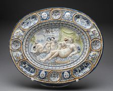 Fecundity Platter, Southwark, 1675/80. Creator: Unknown