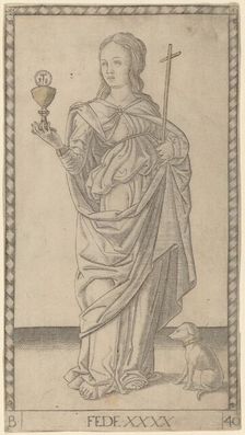 Fede (Faith), c. 1465. Creator: Master of the E-Series Tarocchi