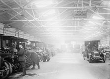 Federal Taxicab Garage, 1914. Creator: Harris & Ewing