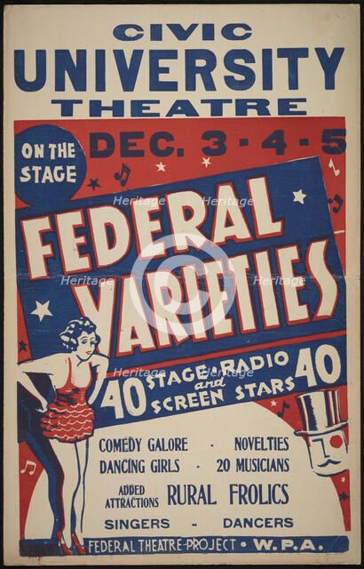 Federal Varieties, New York, 1936. Creator: Unknown.