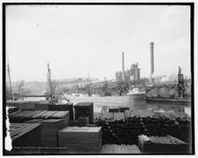 Federal Wire and Steel Co.'s plant, Cleveland, Ohio, c1905. Creator: Unknown