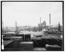 Federal Wire and Steel Co.'s plant, Cleveland, Ohio, c1905. Creator: Unknown