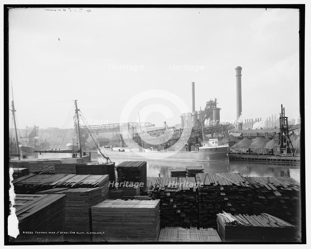 Federal Wire and Steel Co.'s plant, Cleveland, Ohio, c1905. Creator: Unknown.