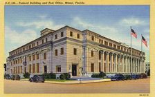 Federal Building and Post Office, Miami, Florida, USA, 1938