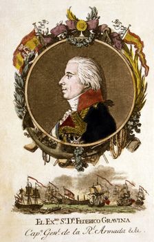 Federico Carlos Gravina (1756-1806), Spanish admiral, hero of Trafalgar