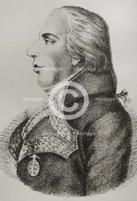 Federico Gravina (1756-1806), Spanish admiral, 1851. Creator: Unknown.
