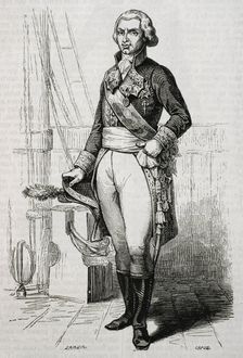 Federico Gravina, (1756-1806), Spanish admiral during the American Revolution and Napoleonic...1853. Creators: Eusebio Zarza, Tomás Carlos Capuz