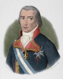 Federico Gravina, (Federico Carlos Gravina y Napoli), (1756-1806), 1867. Creator: Santiago Llanta
