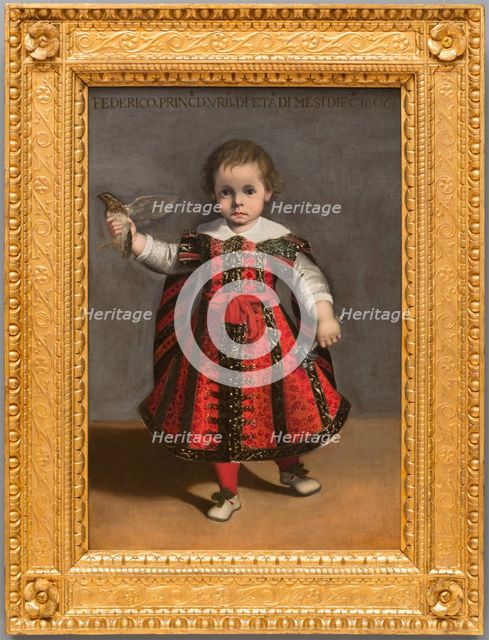 Federico, Prince of Urbino, at the Age of Eighteen Months, 1606. Creator: Alessandro Vitali.