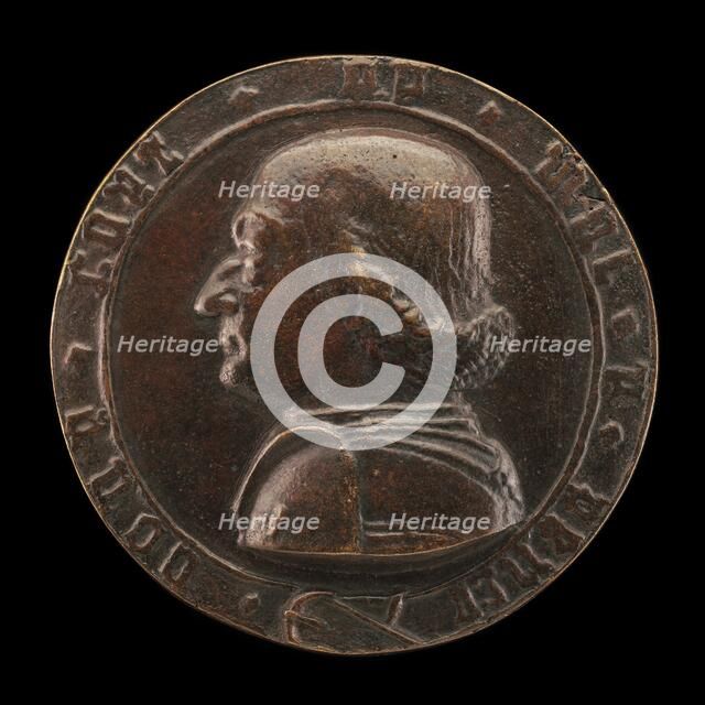 Federigo III of Montefeltro, c.1410-1482, First Duke of Urbino 1474 [obverse], early 16th century Creator: Pietro Torrigiani.