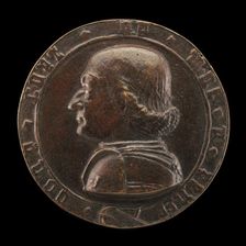 Federigo III of Montefeltro, c.1410-1482, First Duke of Urbino 1474 [obverse], early 16th century Creator: Pietro Torrigiani