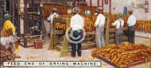 'Feed End of Drying Machine', 1926. Artist: Unknown.