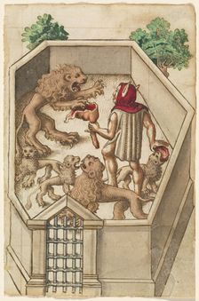 Feed Not Things That Have Sharp Claws [fol. 38 recto], 1512/1514. Creator: Unknown