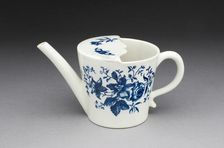 Feeding Mug, Lowestoft, c. 1780. Creator: Lowestoft Porcelain Factory