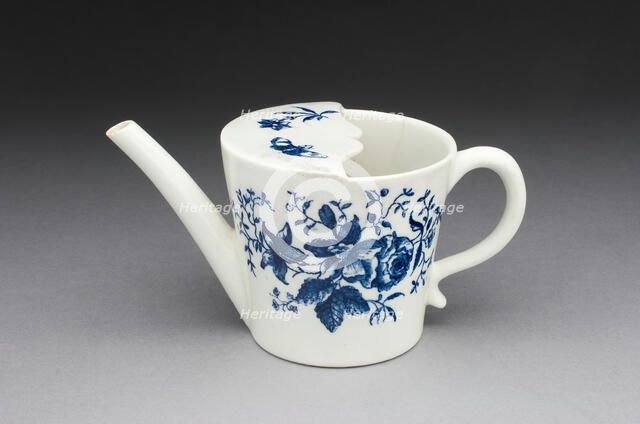 Feeding Mug, Lowestoft, c. 1780. Creator: Lowestoft Porcelain Factory.