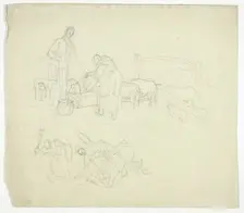 Feeding Pigs, n.d. Creator: William Henry Pyne
