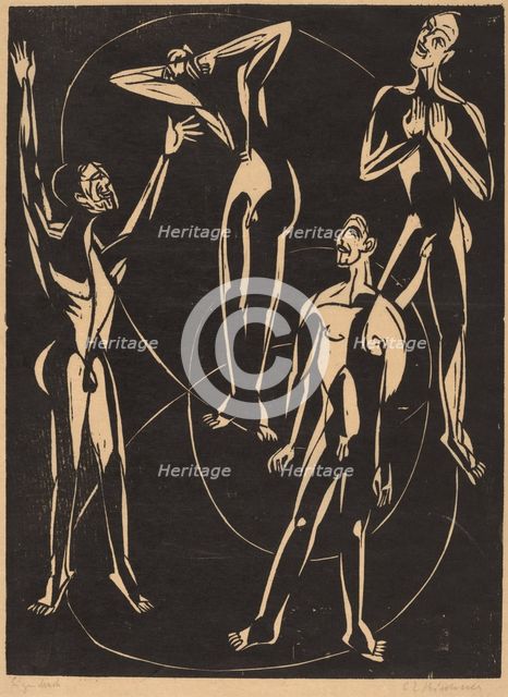 Feelings, 1937. Creator: Ernst Kirchner.