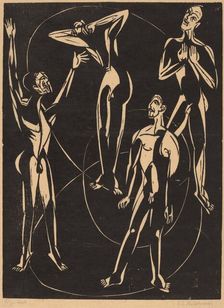 Feelings, 1937. Creator: Ernst Kirchner