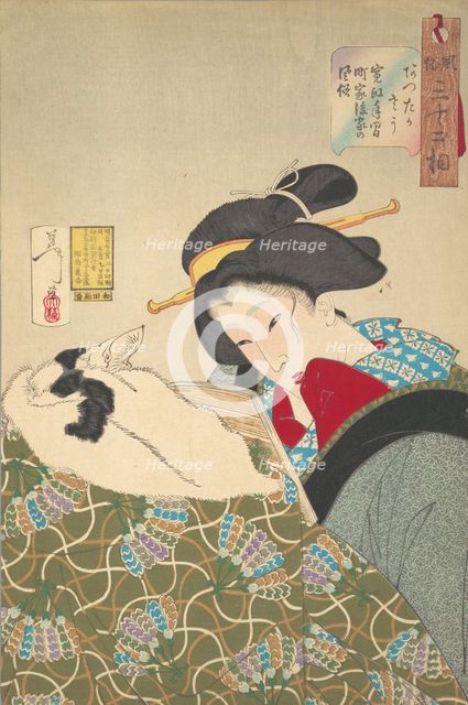 Feeling Warm, 1888. Creator: Tsukioka Yoshitoshi.