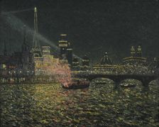 Féerie nocturne: Exposition universelle 1900 (Nocturnal festivities: World's Fair 1900), 1900. Creator: Maufra, Maxime (1861-1918)