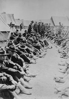 Feet inspection, 3 June 1918. Creator: Bain News Service