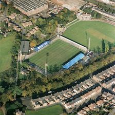 Feethams football and cricket grounds, Darlington, Durham, 1992. Artist: Aerofilms