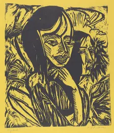 Fehmarn Girls, 1913. Creator: Ernst Kirchner
