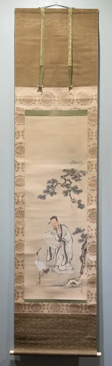 Fei Jiang-fang with a Crane, Edo period, late 17th-early 18th century. Creator: Kanô Yôboku Tsunenobu