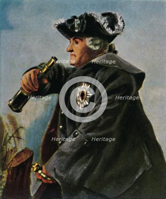 'Feldmarschall Keith 1696-1758. - Gemälde von Menzel', 1934. Creator: Unknown.