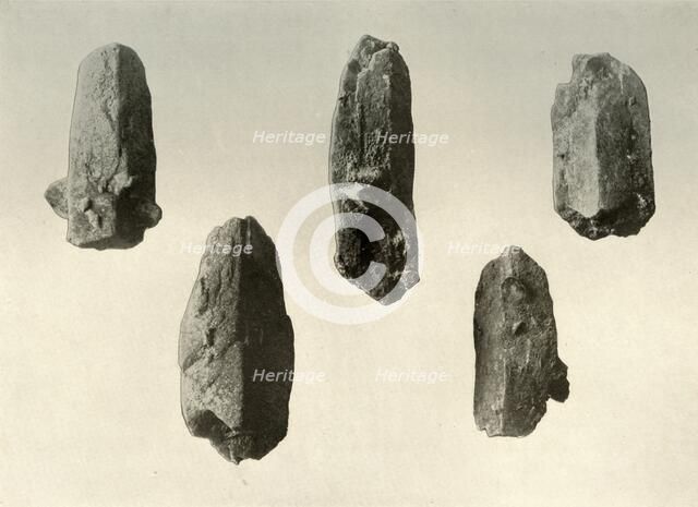 'Feldspar Crystals from Summit of Mount Erebus (Natural Size)', 1909. Artist: Unknown.