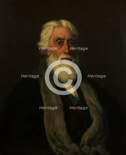 Feldzeugmeister Anton Graf Prokesch von Osten, 1875. Creator: Leopold Carl Muller.