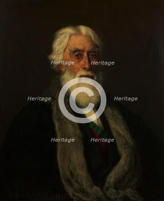 Feldzeugmeister Anton Graf Prokesch von Osten, 1875. Creator: Leopold Carl Muller.