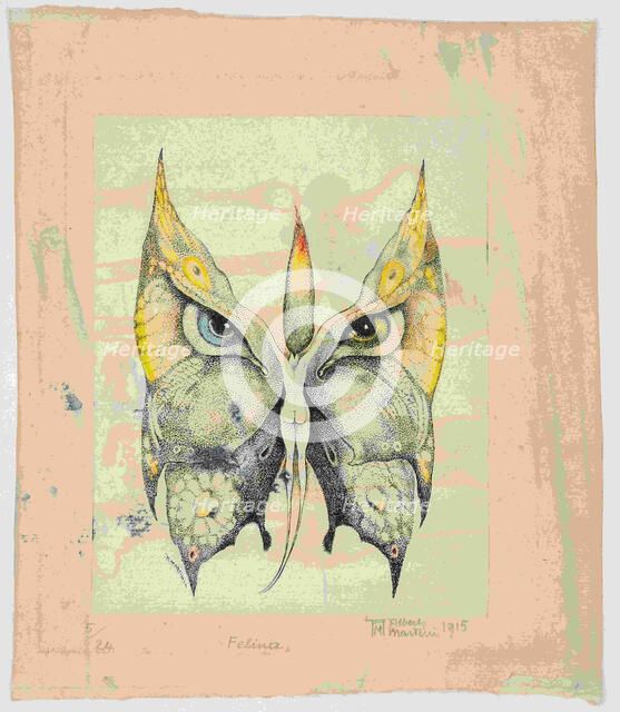 Felina, 1915. Creator: Alberto Martini.