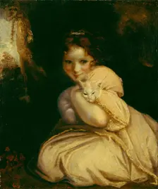 Felina with a Kitten, 1788. Creator: Sir Joshua Reynolds