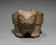Feline Mortar, 700 BC-1. Creator: Unknown