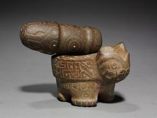 Feline Mortar and Pestle, 700 BC-1. Creator: Unknown