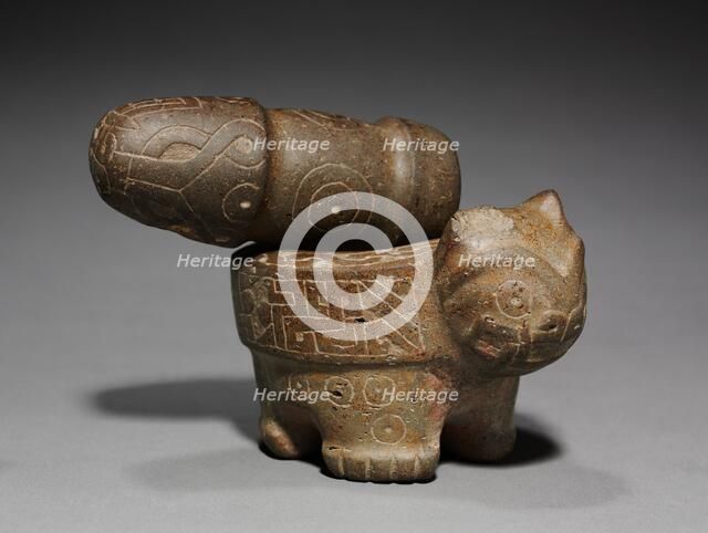 Feline Mortar and Pestle, 700 BC-1. Creator: Unknown.