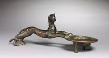 Feline-Handled Incense Burner, c. 100. Creator: Unknown
