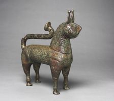 Feline incense burner, 1100s. Creator: Unknown