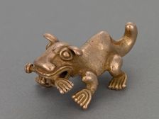 Feline Pendant, 1000-1550. Creator: Unknown