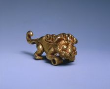 Feline Pendant, c. 1000-1550. Creator: Unknown