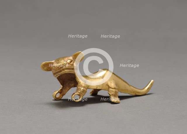 Feline Pendant, c. 1000-1550. Creator: Unknown.
