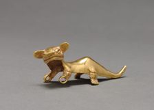 Feline Pendant, c. 1000-1550. Creator: Unknown