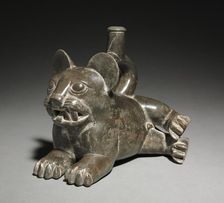 Feline Vessel, 200-850. Creator: Unknown