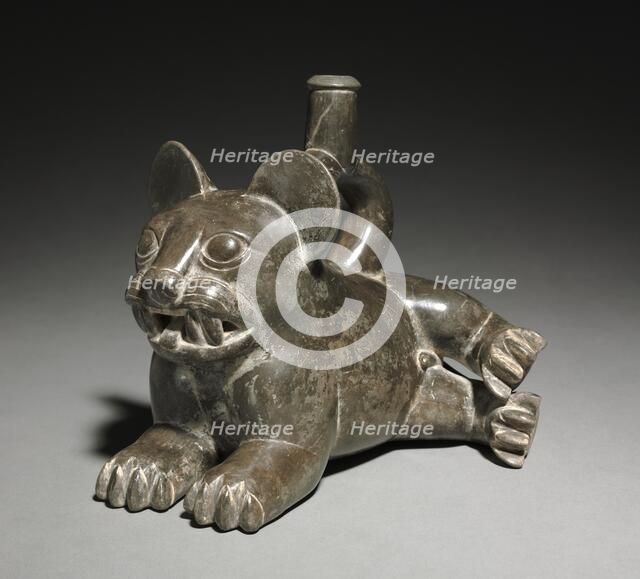 Feline Vessel, 200-850. Creator: Unknown.