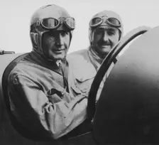 Felice Nazzaro in a 2-litre Fiat, c1922