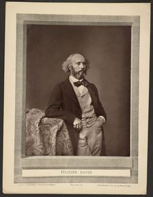 Félicién David, about 1870-1875. Creator: Bertall
