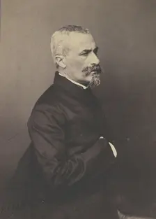 Félicien Mallefille, litterateur, 1860-1861. Creator: Nadar