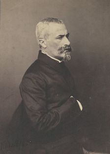 Félicien Mallefille, litterateur, 1860-1861. Creator: Nadar